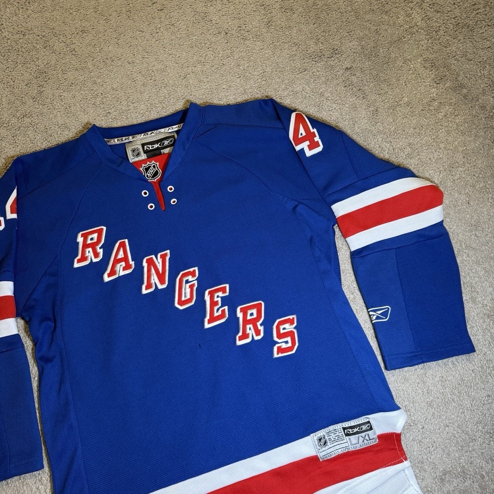 Brendan Shanahan NHL NY Rangers Reebok Edge Jersey #14 – Youth‎ L/XL – Stitched
